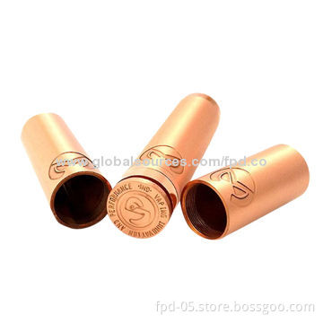 Cooper color electronic cigarette atomizers for MOD